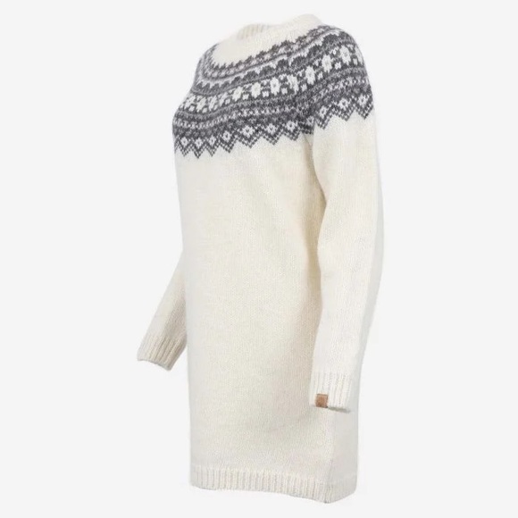 NWT ICEWEAR FRÓÐNÝ Long Wool Sweater Dress - Picture 3 of 6